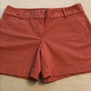 LOFT Size 6 The Riviera Short Rust New 4 Pockets are still stitched closed #1264